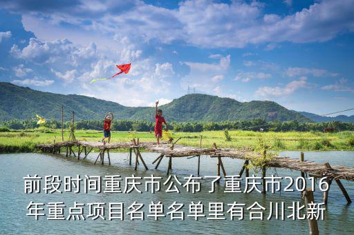 前段時間重慶市公布了重慶市2016年重點項目名單名單里有合川北新