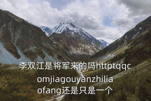 李雙江簡(jiǎn)介，李雙江是干什么的