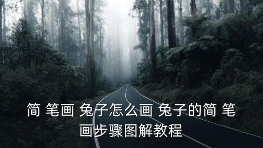 簡 筆畫 兔子怎么畫 兔子的簡 筆畫步驟圖解教程
