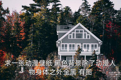 求一張動漫壁紙 黑色背景除了動漫人物身體之外全黑 有圖