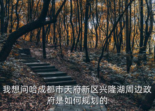 我想問哈成都市天府新區興隆湖周邊政府是如何規劃的