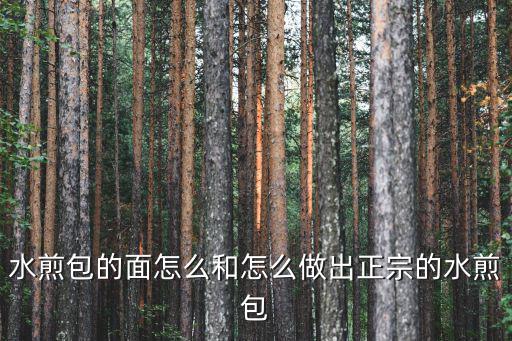水煎包的制作方法,正宗水煎包:補牙不同方法各異