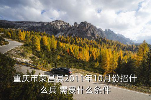 重慶市榮昌縣2011年10月份招什么兵 需要什么條件