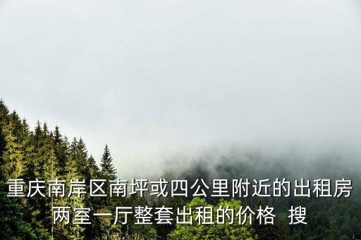 重慶南岸區南坪或四公里附近的出租房兩室一廳整套出租的價格  搜