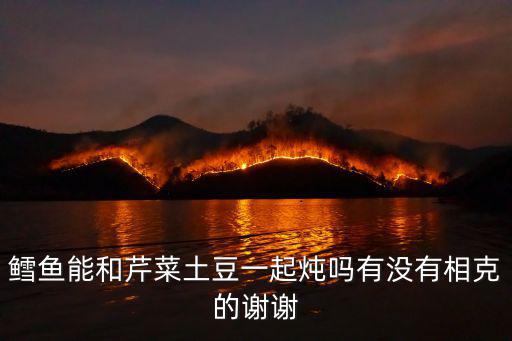 鱈魚燉土豆，鱈魚能和芹菜土豆一起燉嗎有沒有相克的謝謝