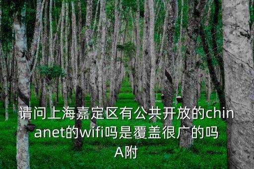請問上海嘉定區有公共開放的chinanet的wifi嗎是覆蓋很廣的嗎A附