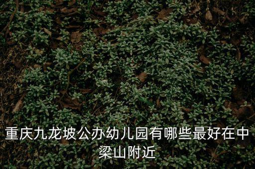 重慶市九龍坡區(qū)中梁幼兒園，重慶九龍坡區(qū)哪家幼兒園的環(huán)境最好