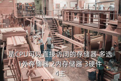 是CPU可以直接訪問的存儲器 多選 1外存儲器 2內存儲器 3硬件 4主