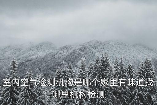 室內(nèi)空氣檢測機構(gòu)是哪個家里有味道找哪里機構(gòu)檢測
