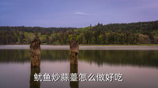 魷魚炒蒜薹怎么做好吃