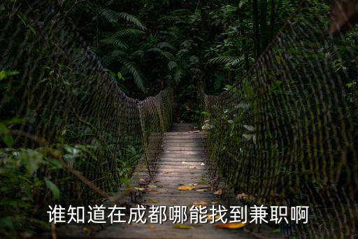 成都市中級(jí)醫(yī)師兼職，誰(shuí)知道在成都哪能找到兼職啊