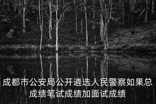 成都市公安局公開(kāi)遴選人民警察如果總成績(jī)筆試成績(jī)加面試成績(jī)
