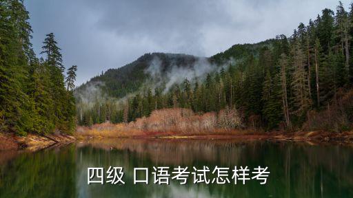 四級 口語考試怎樣考
