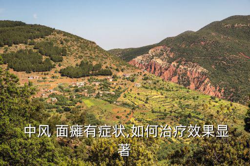  中風(fēng) 面癱有癥狀,如何治療效果顯著