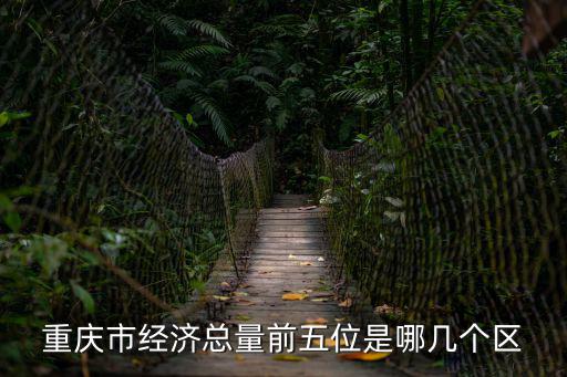重慶市經濟總量前五位是哪幾個區