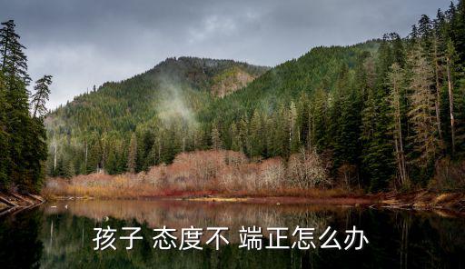 孩子 態度不 端正怎么辦
