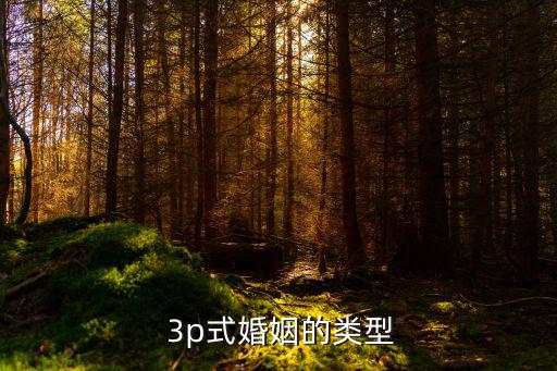  3p式婚姻的類型