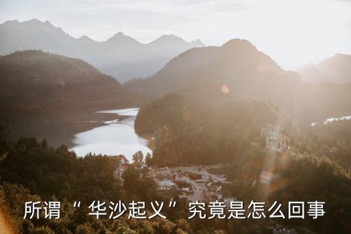 所謂“ 華沙起義”究竟是怎么回事