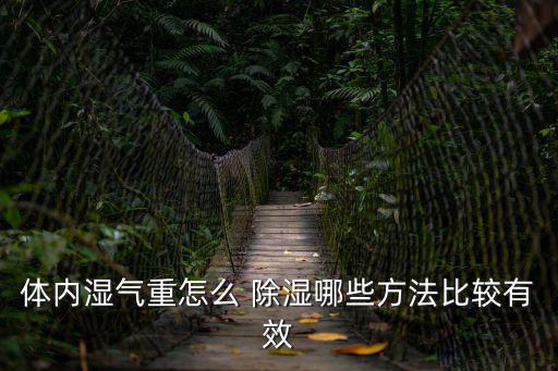 體內濕氣重怎么 除濕哪些方法比較有效