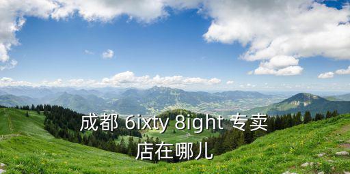 成都 6ixty 8ight 專賣店在哪兒