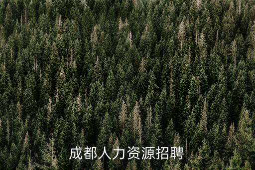 成都人力資源招聘