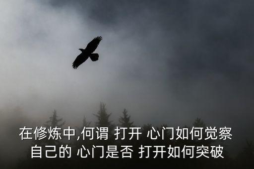 打開心門,對某事打開心門如何做到心中有數?