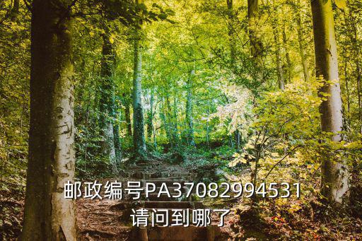 郵政編號(hào)PA37082994531請問到哪了
