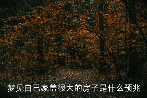 夢見自己家蓋房子,夢見親戚蓋房子預示著身體會很健康