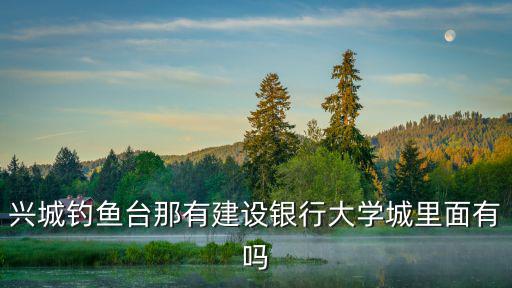 建設銀行成都市興城支行，興城釣魚臺那有建設銀行大學城里面有嗎