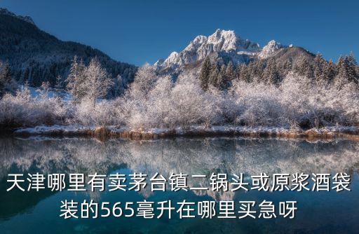 天津市河北區(qū)原漿酒，天津哪里有賣茅臺鎮(zhèn)二鍋頭或原漿酒袋裝的565毫升在哪里買急呀