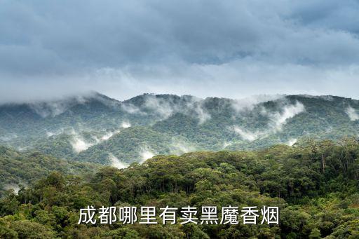 成都市區黑飛，成都哪里有賣黑魔香煙