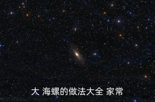 大 海螺的做法大全 家常