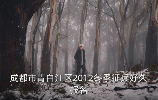 成都市青白江區2012冬季征兵好久報名