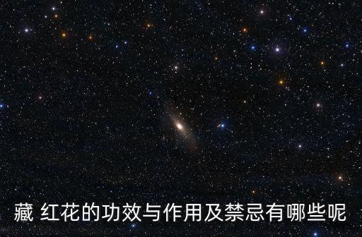 藏 紅花的功效與作用及禁忌有哪些呢