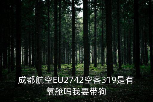成都航空EU2742空客319是有氧艙嗎我要帶狗