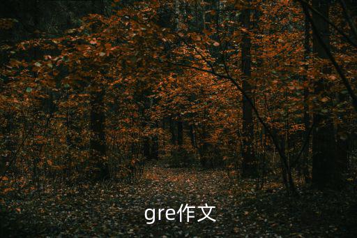  gre作文