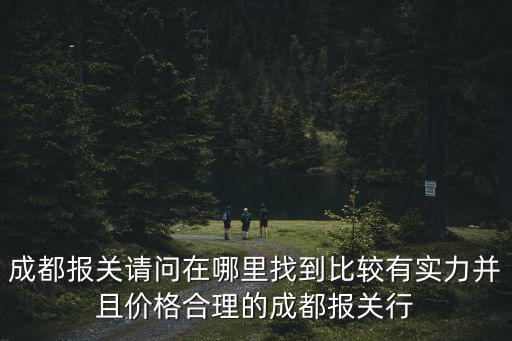 成都報關請問在哪里找到比較有實力并且價格合理的成都報關行