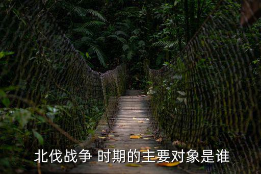  北伐戰(zhàn)爭(zhēng) 時(shí)期的主要對(duì)象是誰