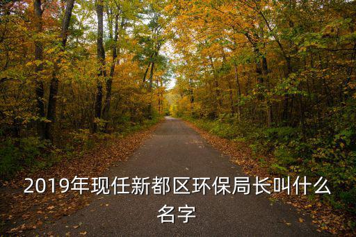 2019年現任新都區環保局長叫什么名字