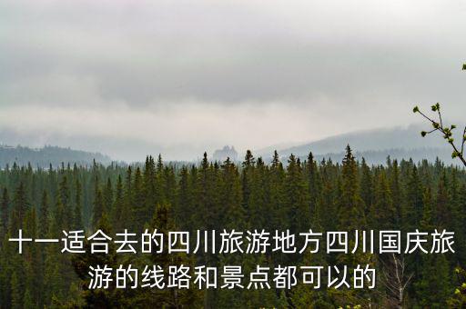 十一適合去的四川旅游地方四川國(guó)慶旅游的線路和景點(diǎn)都可以的