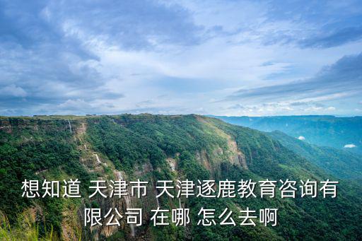 想知道 天津市 天津逐鹿教育咨詢有限公司 在哪 怎么去啊