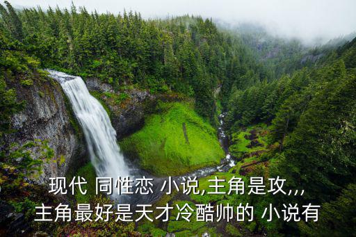 現代 同性戀 小說,主角是攻,,,主角最好是天才冷酷帥的 小說有