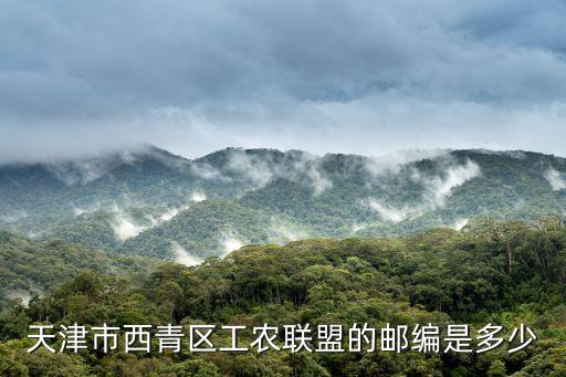 天津市西青區(qū)工農(nóng)聯(lián)盟的郵編是多少