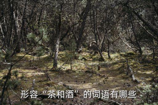 形容“茶和酒”的詞語有哪些