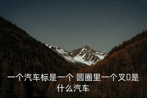 一個汽車標(biāo)是一個 圓圈里一個叉?是什么汽車