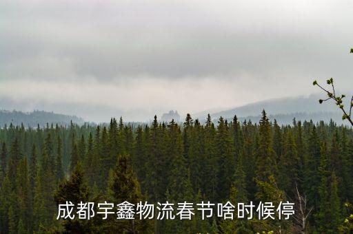 成都宇鑫物流春節啥時候停