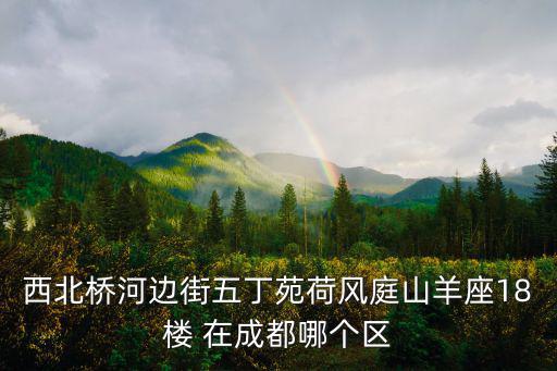 西北橋河邊街五丁苑荷風庭山羊座18樓 在成都哪個區