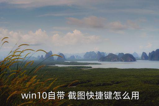  win10自帶 截圖快捷鍵怎么用