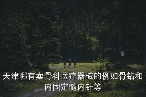 天津哪有賣骨科醫(yī)療器械的例如骨鉆和內(nèi)固定髓內(nèi)針等
