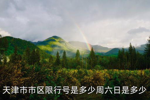 天津市市區(qū)限行號(hào)是多少周六日是多少
